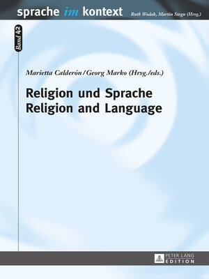 cover image of Religion und Sprache- Religion and Language